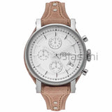 Fossil Original ES3625 Women's Boyfriend Bone Leather Watch 38mm Chronograph