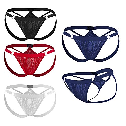 4 Pack Cotton G-String Thongs for Women | Seamless T-Back Underwear Set